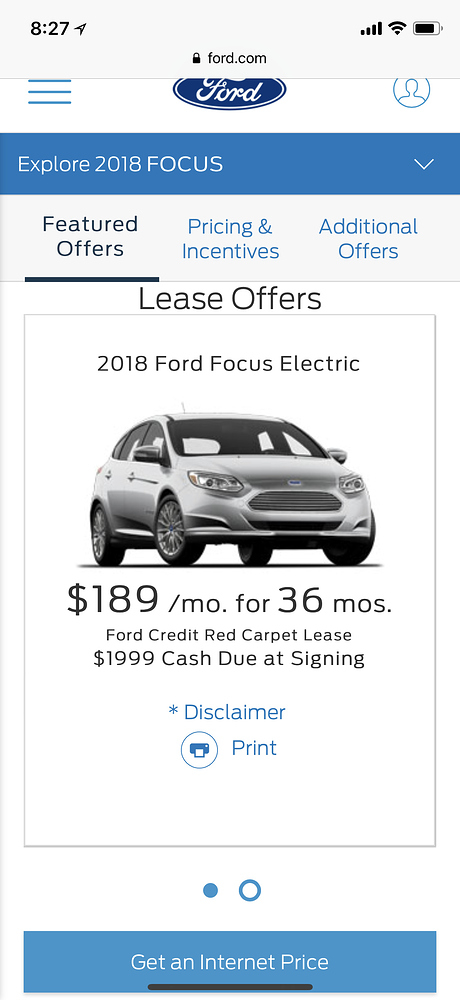 Ford Focus Electric Lease Is This Good Deal Ask The Hackrs 