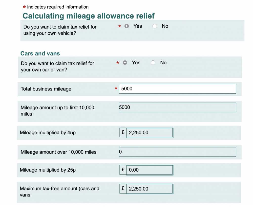 How To Claim For A Work Mileage Tax Rebate Goselfemployed co