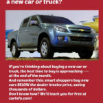 If You re Thinking About Buying A New Car Or Truck The Best Time To