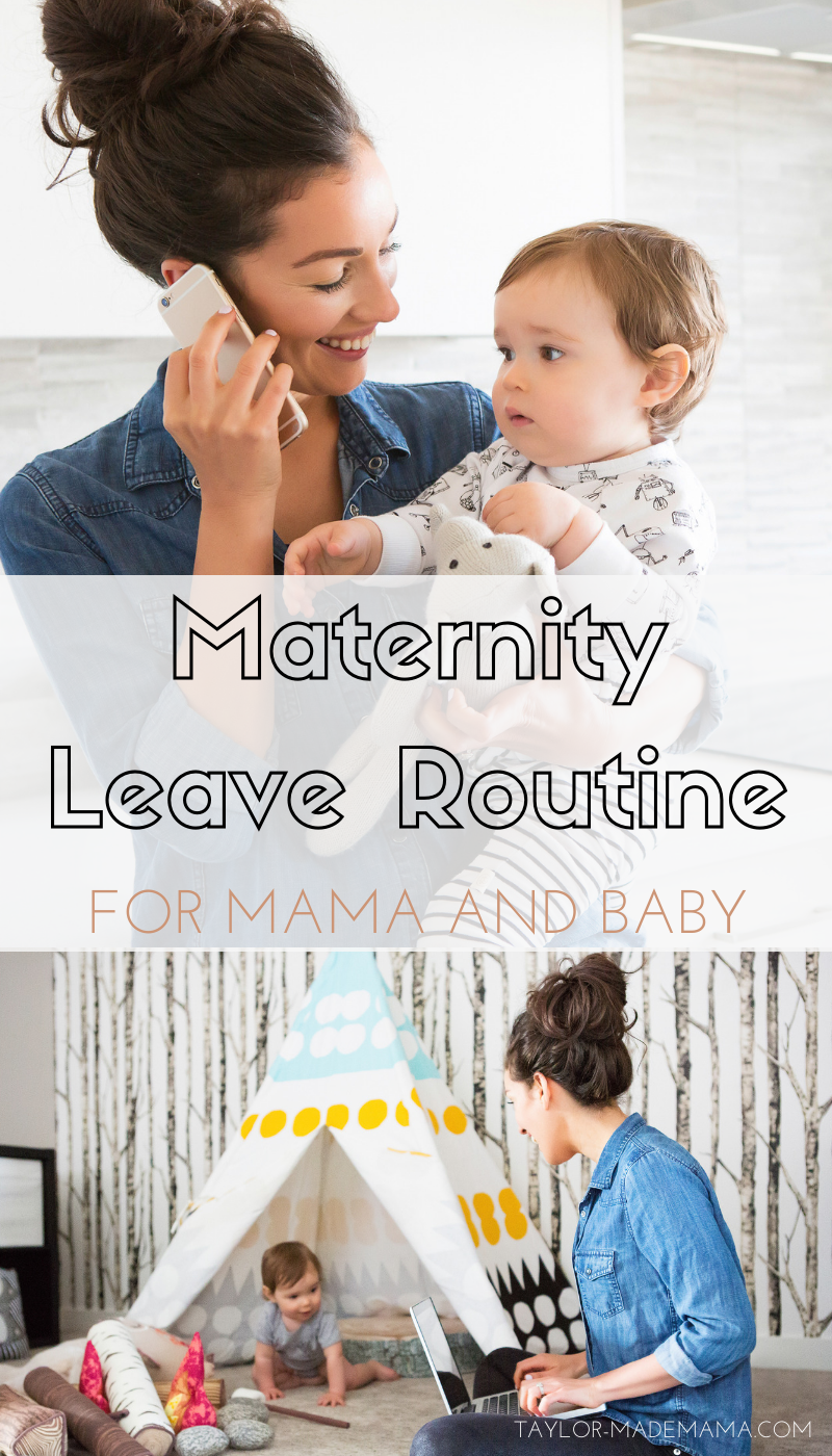 Maternity Leave Routine For A Mom And Baby Samples In 2021 