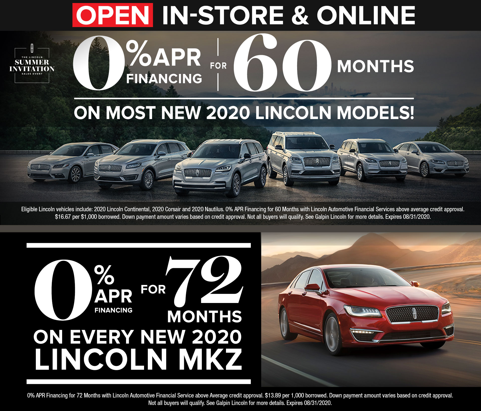 New Lincoln Specials Lease Deals Rebates Incentives Los Angeles 