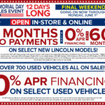 New Lincoln Specials Lease Deals Rebates Incentives Los Angeles