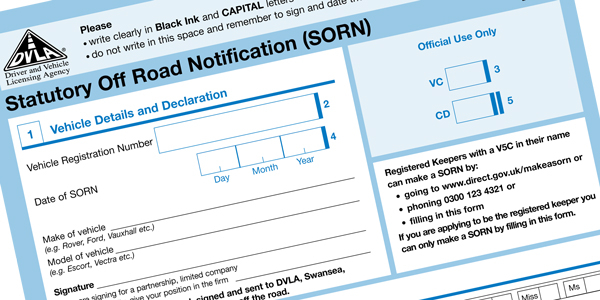 SORN Rules Simplified For Untaxed Vehicles Richard Silver Solicitors