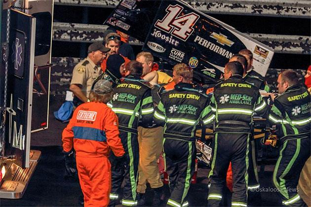 Tony Stewart Breaks Leg In Iowa Sprint Car Wreck Max Papis To Fill In 