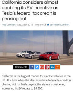 California 2500 Electric Car Rebate