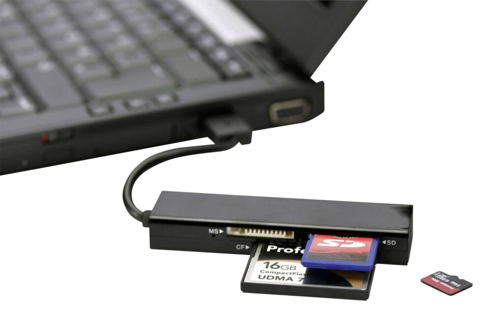 Ednet External Memory Card Reader USB 3 0 Black Conrad