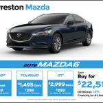 Mazda New Car Incentives