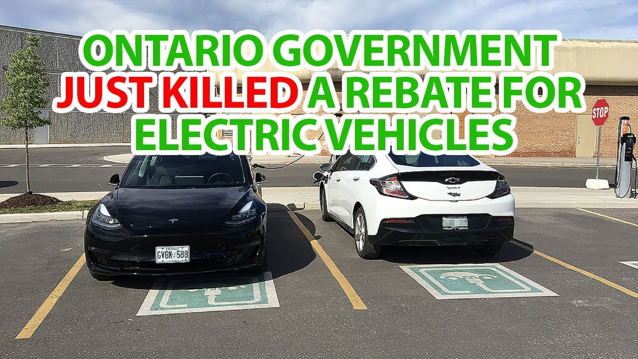 New Ontario Government Ends Electric Vehicles Rebate YouTube