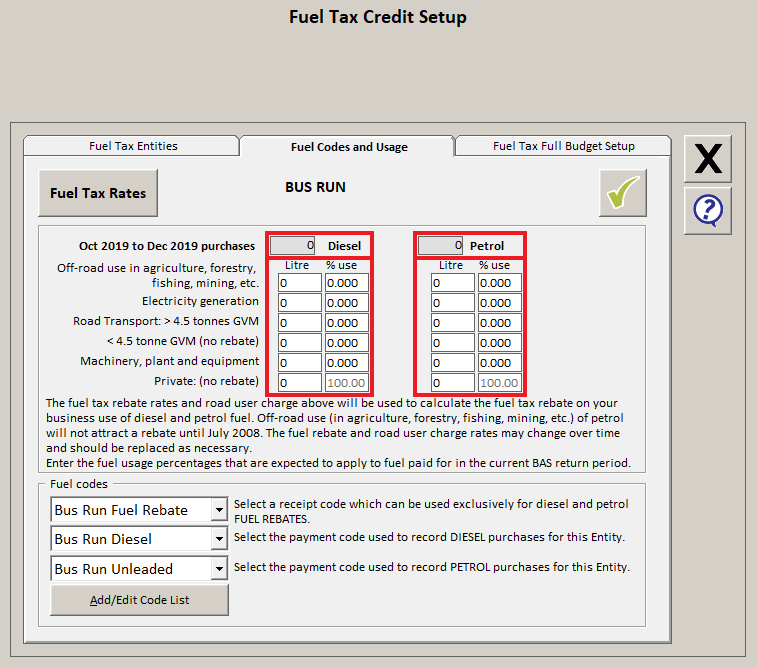 Setting Up Fuel Tax Rebate Multiple Entities Agrimaster