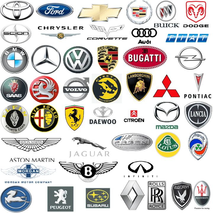 Automarken Logos Sportwagen Aufkleber Design Autos Schicke Autos