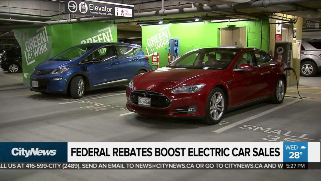 Business Report Federal Rebates Boost Electric Car Sales YouTube