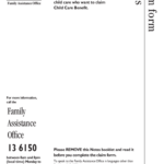 Child Care Rebate Form 3 Free Templates In PDF Word Excel Download