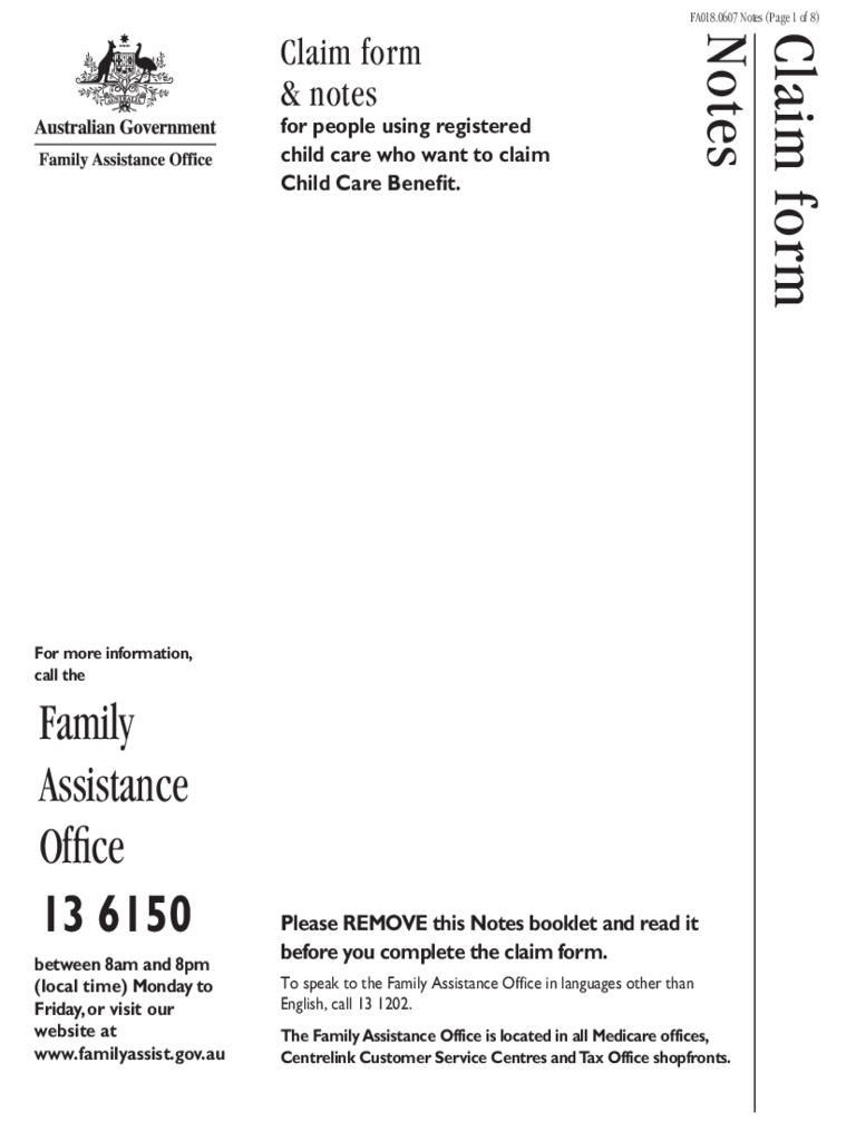 Child Care Rebate Form 3 Free Templates In PDF Word Excel Download