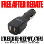 FREE AFTER REBATE USB Car Charger