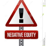 Negative Equity Sign Illustration Stock Illustration Illustration Of
