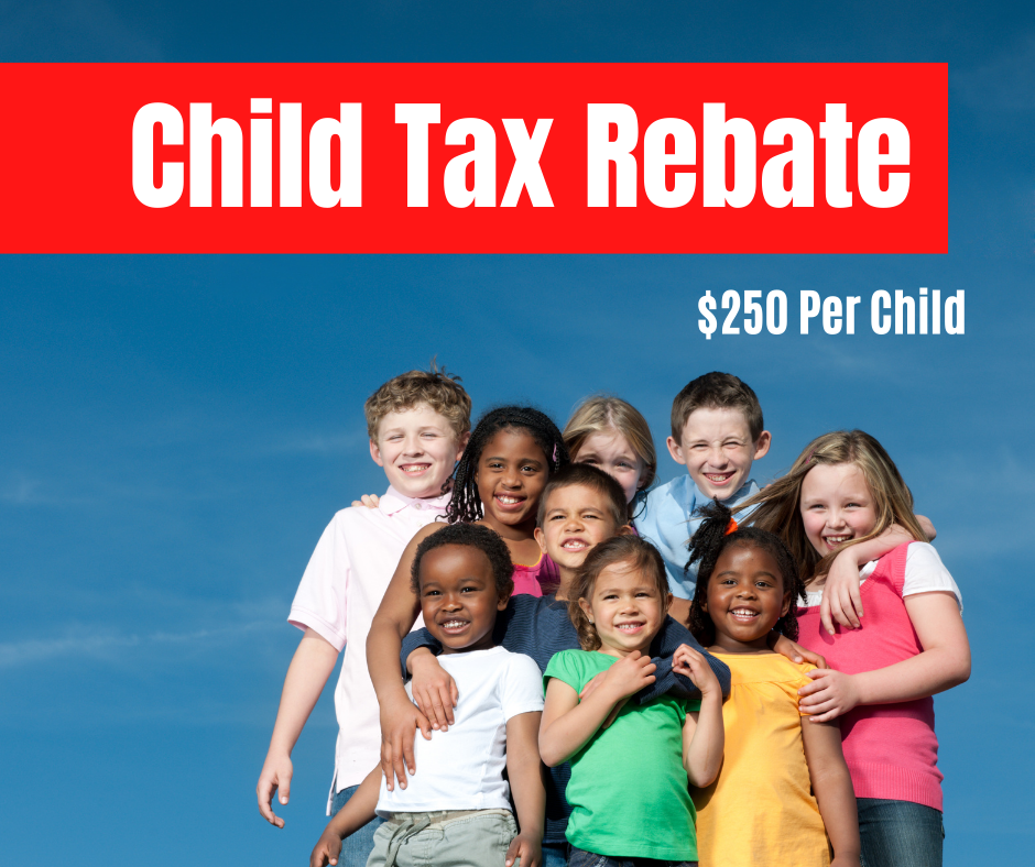 New Child Tax Rebate Available Applications Being Accepted Now