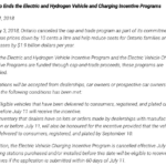 Ontario Electric Vehicle Rebate Cancelled ElectricRebate