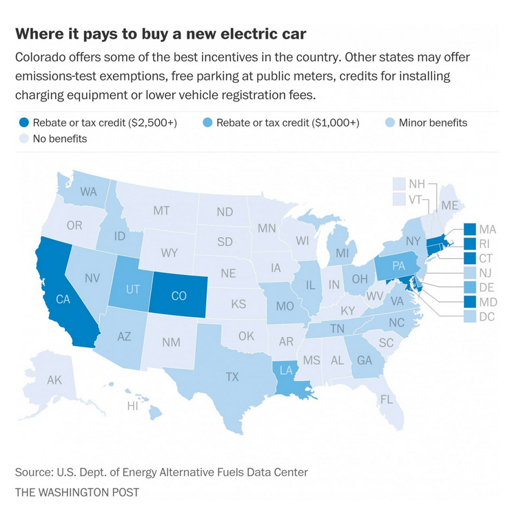 The States Where It Pays To Buy A New Electric Car Hamodia