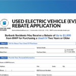 Used Electric Vehicle Rebate