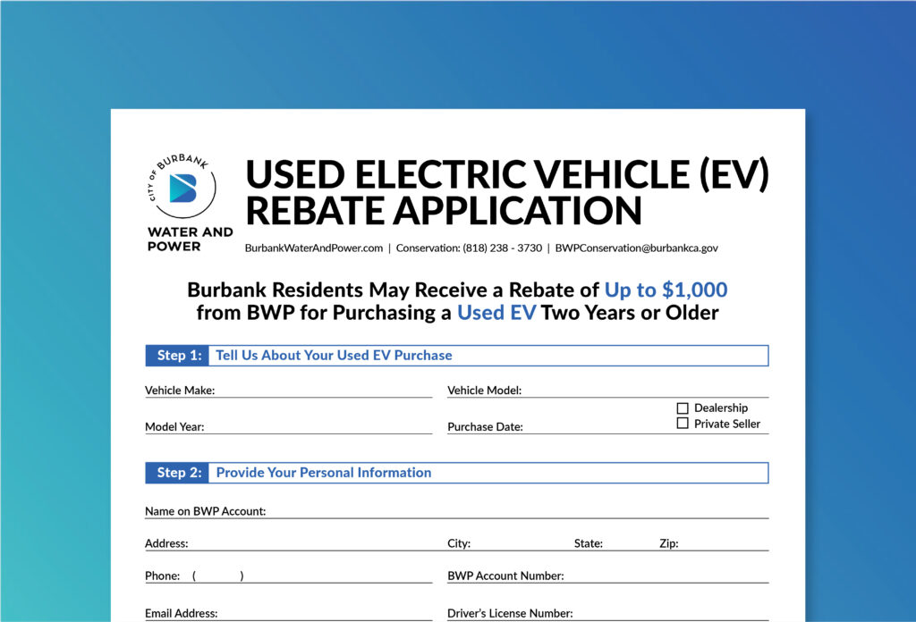 Used Electric Vehicle Rebate