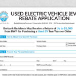 Used Electric Vehicle Rebate